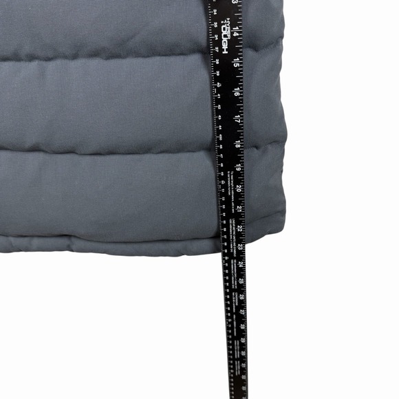 Patagonia Women's Sz S Bivy Hooded Vest in Gray, Pink Hooded Down Filled - Picture 10 of 15